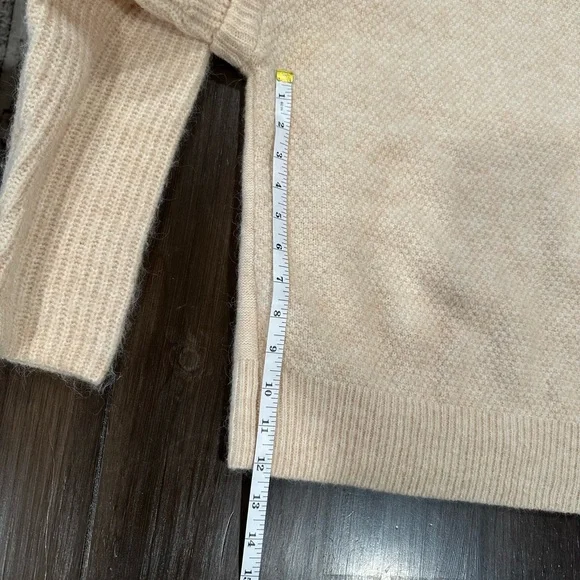 Madewell NWT Cream Cable Knit Sweater | Size M | Alpaca Wool Blend Neutral Beige - Picture 6 of 9